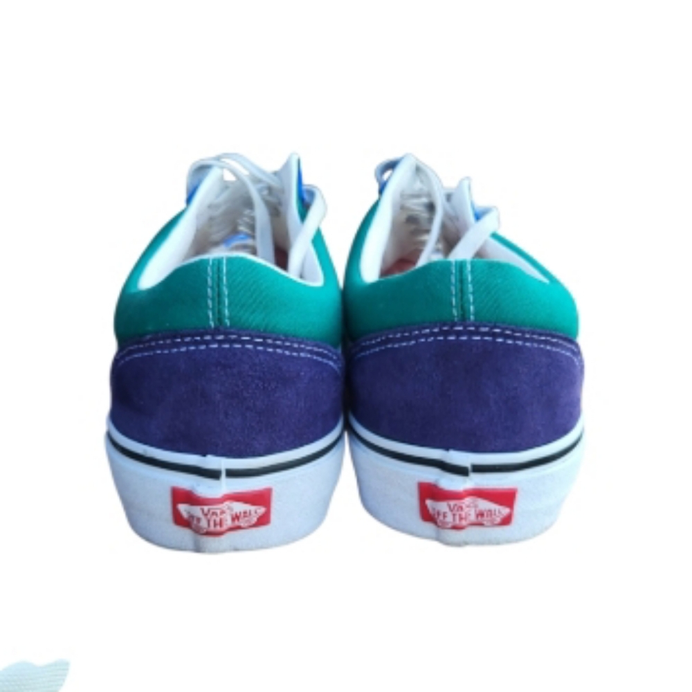 Vans Retro Court Old Skool Skate Sk8 Athletic Tennis Shoe Sneaker Green Women 10 - Picture 4 of 12